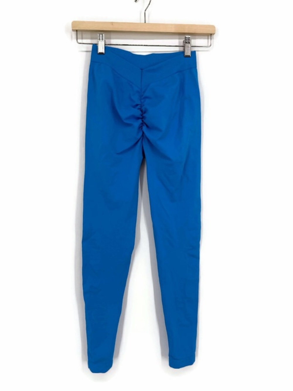 Cobalt Blue Butt Lifting Ruched Seamless Leggings NWOT Size S